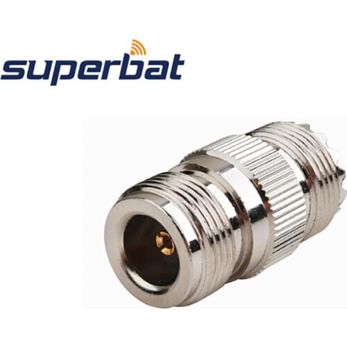 Superbat 5pcs N-UHF Adapter N Jack to UHF Female Straight RF Coaxial Connector