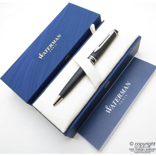Waterman Expert Matte Black Ballpoint Pen | İsme Special Pen | Gift Pen