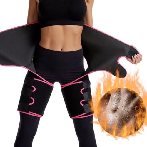 Women Sports Waist Belt Slimming Leg Shaper Warmer Slender Shaping Legs Belt Fat Burning Wraps Thermo Compress Belt 2020