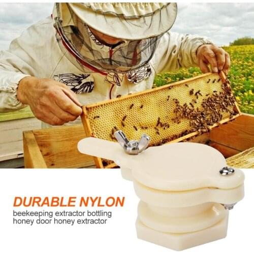 1/2pcs Nylon Bee Extractor Honey Tap Plastic Gate Valve Beekeeper Equipment