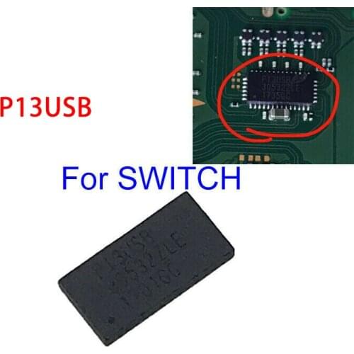 10pcs/lot Original Replacement for nintendo switch NS console motherboard ic chip p13usb PI3USB Repair Parts