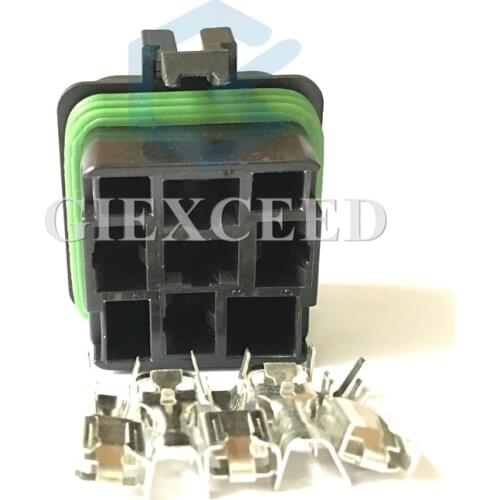 2 Sets 5 Pin 12092605 Automotive Female Wire Connector Auto Socket