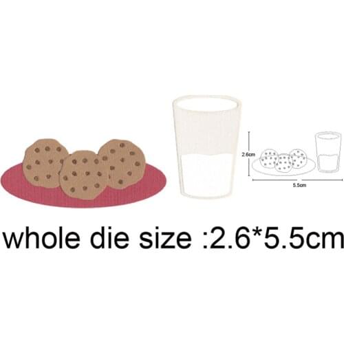 2020 New Metal Cutting Dies Milk Biscuits Cup Craft Dies Scrapbooking dies Paper Cards Making Embossing Die Cuts stencils dies