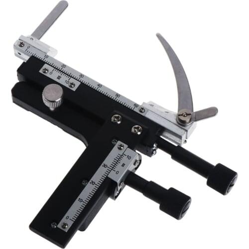 2021 New Microscope Attachable Mechanical Stage X-Y Moveable Caliper Vernier with Scale