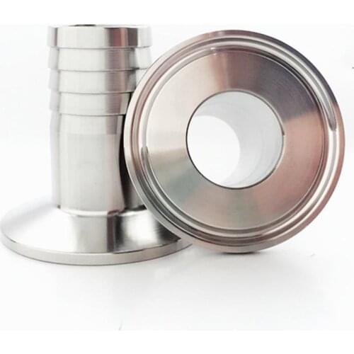 6mm Hose Barb x 1.5" Tri Clamp SUS 304 Stainless Steel Sanitary Tri-Clamp Hosetail Coupler Fitting Home Brew