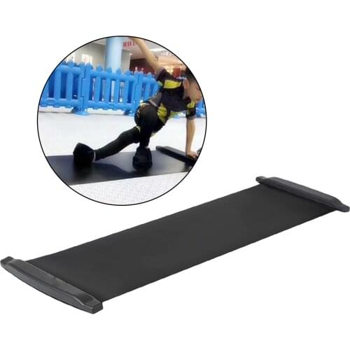 71x20'' Slide Board, Exercise Sliding Mat with End Stops for Skating Hockey Balance Trainer Workout Mat