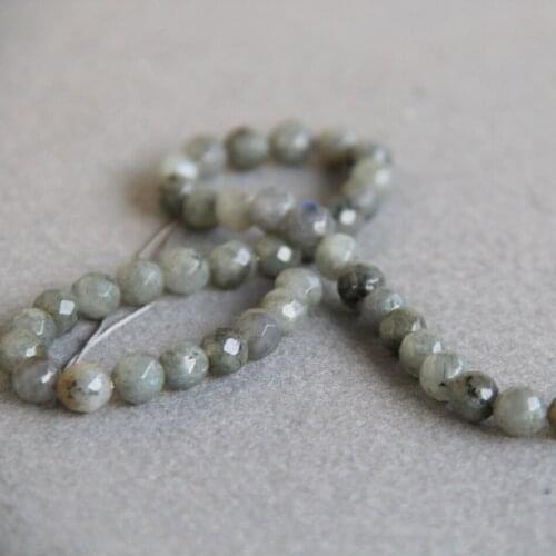 8mm DIY Faceted India Labradorite beads Flash Light reflective Round beads stones chalcedony Jewelry making design wholesale