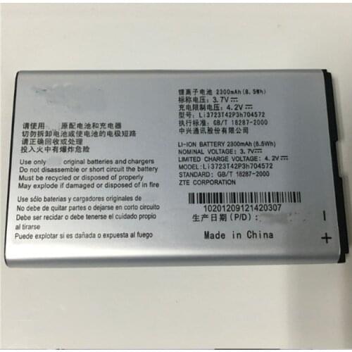 Li3723T42P3h704572 cell phone Battery for ZTE MF91 MF90M MF90 Accumulator 2300mAh with phone stander