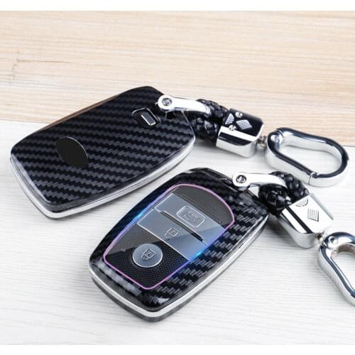 Fit For Kia Optima Grand Carnival Sedona Soul EV Sorento Sportage Niro Smart Keychain Key Case Shell Cover Holder