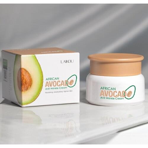 LAIKOU Avocado Day Cream Face Skin Care Anti Wrinkle Acne Treatment Skin Care Herbal Repair Whitening Moisturizing Anti Aging