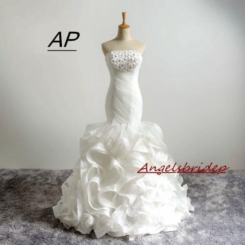 Elegant Boat Neck Mermaid Bohemian Wedding Dress 2021 Vestido De Noiva Court Train Ball Gown Custom Make Formal Bridal Gowns Hot