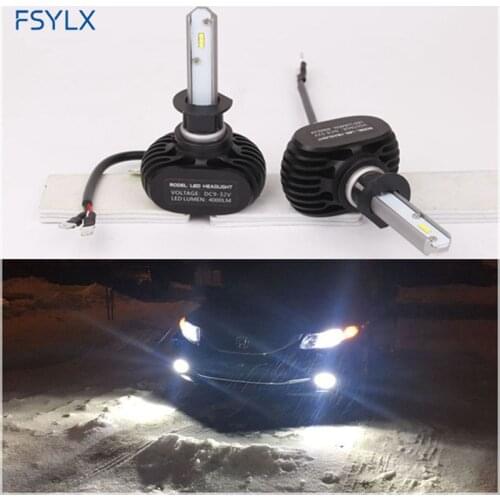 FSYLX CSP Car LED Headlights H1 H3 H7 H8 H9 H10 H11 9005 9006 H16 5202 H7 LED Headlamps fog lamps H1 H3 LED Headlights