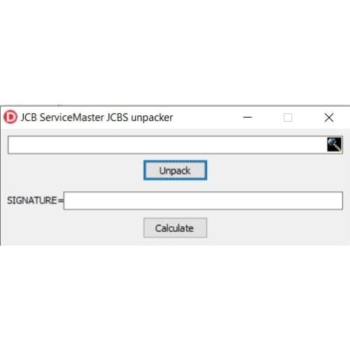 JCB ServiceMaster JCBS Files Unpacker