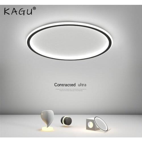 Master Bedroom Lamps Simple Modern Creative Circular Study Living Room Ceiling Lamp Household Room Lighting