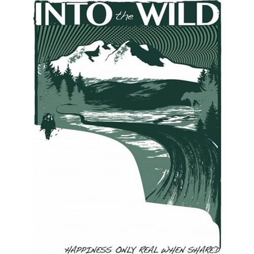 Lot style Choose Movies Into The Wild Art print Silk poster Home Wall Decor