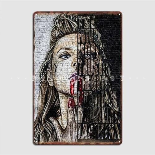 Lagherta Vikings Metal Plaque Poster Club Bar Plates Wall Pub Retro Tin Sign Poster