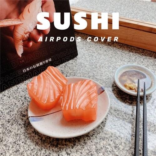 For Apple AirPods pro Salmon soft Earpods Case for Airpods 2 1 Wireless Earphone Charging box protective Cover With Keychain