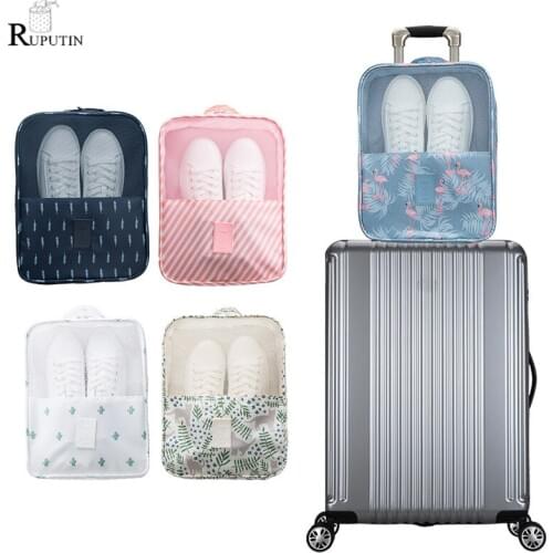 Portable Shoes Dustproof Storage Bag Women Men Double Waterproof Shoe Organizer Multifunction Travel Shoes Sorting Storage Box