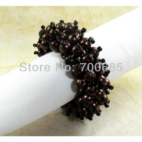 Aliexpress sold beaded wedding napkin ring
