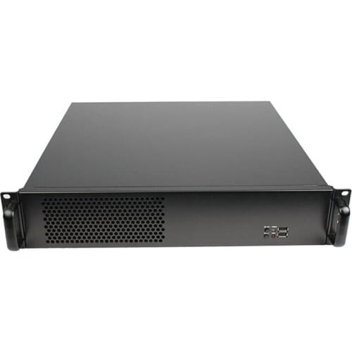 2U industrial control cabinet, 450 deep full height graphics card, horizontally inserted to ATX motherboard, PC power rack type