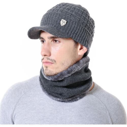 High Quaity Cotton 1998 Add Fur Brim Winter Hats Skullies Beanies For Men Women Wool Scarf Cap Outdoor Gorras Bonnet Knitted Hat