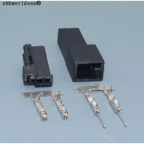 Worldgolden 2pin 0.6mm male female tweeter lossless line speaker connector cable extension connector conversion socket for benz