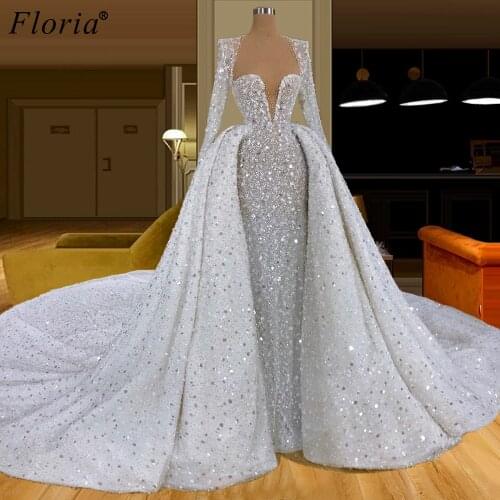 Luxury Woman Formal Evening Dresses 2020 Crystals Bling Two Pieces Evening Gowns Heavy Handmade Celebrity Dresses Party Vestidos