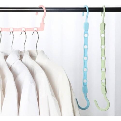12pcs Magic Hangers Space Saving Hangers For Clothes Space Saving Wardrobe Clothing Hanger Oragnizer Closet Space Saver