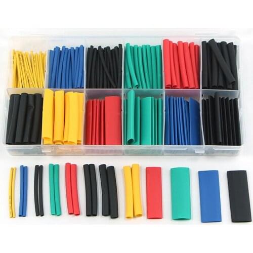 164pcs Heatshrink tube solder - Set Polyolefin Shrinking Assorted Electrical Cable Insulated Sleeving Tubing Waterproof
