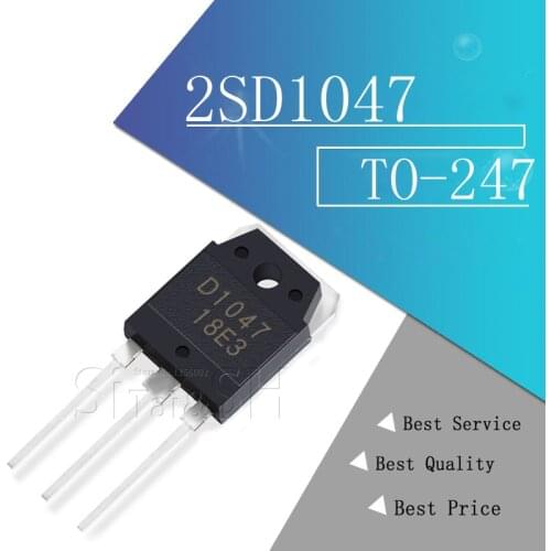5pcs/lot New 2SD1047 D1047 12A/140V TRANSISTORS TO-247