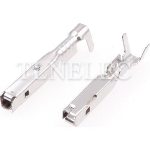 50pcs 1.5 Series 7116-4100-02 Wire Terminal Car Auto Connector Electrical Famale Splice Tin-plated Terminal for Automobiles