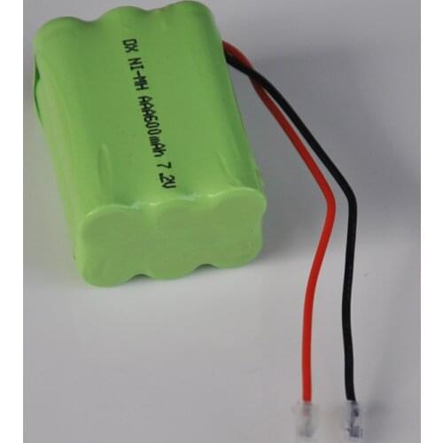 1-4PCS 7.2V AAA rechargeable Ni-Mh battery pack 600mah 3A ni-mh nimh baterias cell for toys emergency light cordless phone