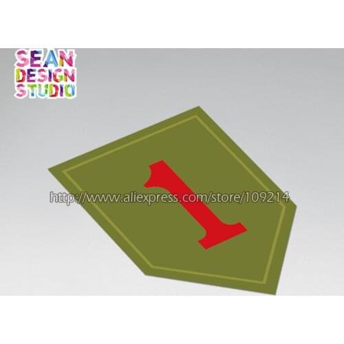 US Army 1st Infantry Division Auto Car SUV Motorcycle Waterproof Military Stickers Reflective Decal J01