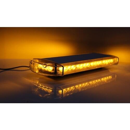 Automobile Long Platoon Explosion Flash Warning Lamp 40 LED High Power Roof Warning Patrol Ceiling Lamp