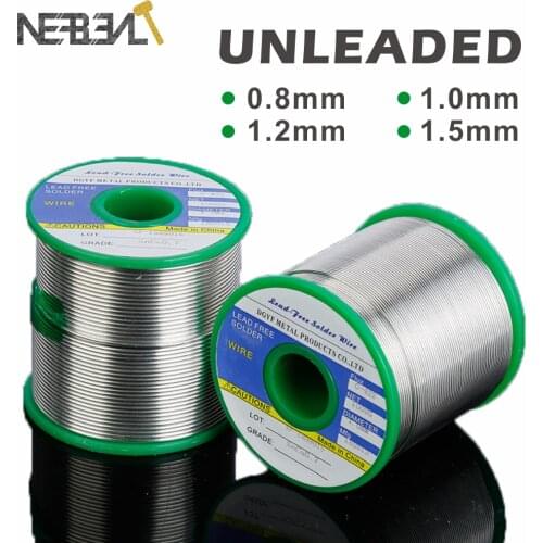 Lead Free Solder Wire 500/800/1000G 0.8/1.0/1.2/1.5mm Rosin Core FLUX 2.0% Melt Welding Soldering Iron Solder Unleaded Sn99.3