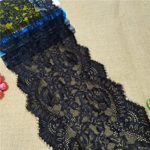 E3524 25CM hot style eyelash lace spot black lace edge curtain garment accessories DIY lace
