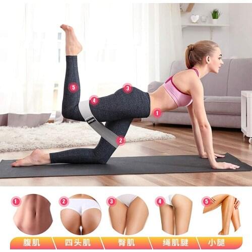 Elastic belt squat hip raising tension belt Yoga Fitness female resistance belt hip elastic ring abuse hip ring lift hip