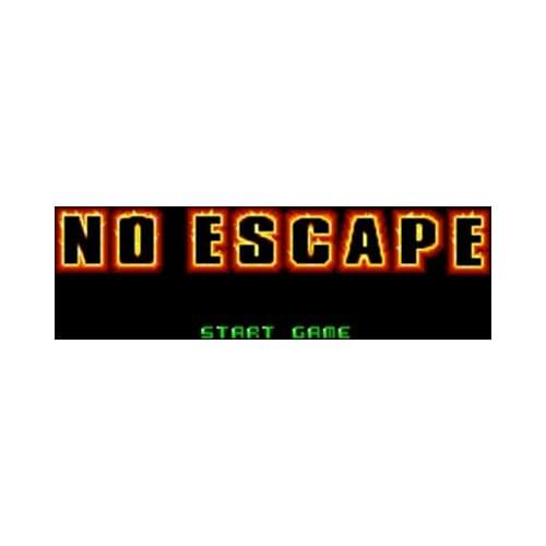No Escape NTSC Version 16 Bit 46 Pin Big Gray Game Card For USA Game Players
