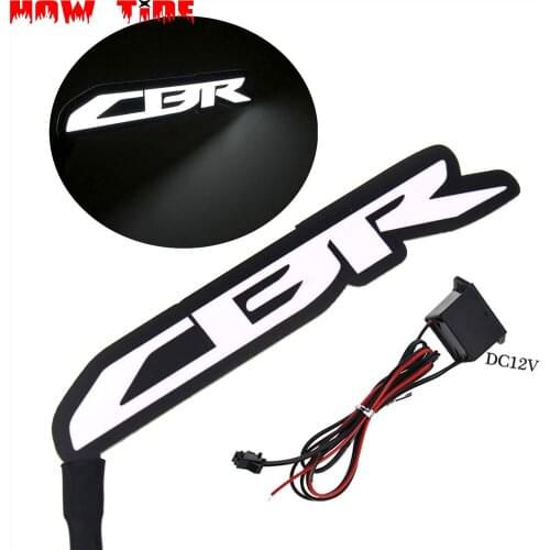 Motorcycle Fairing Kit Body Side Stickers Badge Cold Light for HONDA CBR250R CBR300R CBR500R CBR600RR CBR900RR CBR1000RR CBR