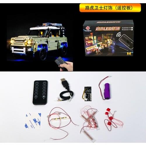 LED Light Up Kit For 42110 Land Rover Defender Toys Building Blocks Lighting Set Only