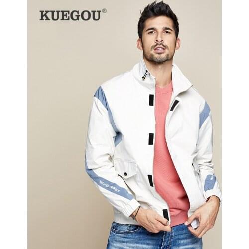Мужские осенние куртки KUEGOU China At AliExpress