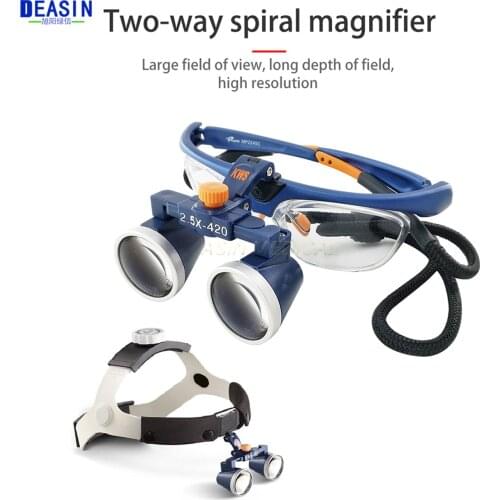 Medical Magnifier 2.5X 3.5X Facial/Pet /Beauty/Industry/Dental Oral Surgery Magnifying Glass Dentistry Tools