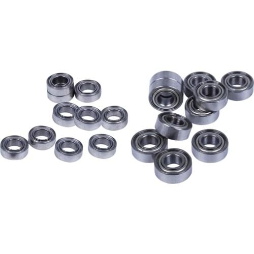 10Pcs Miniature Sealed Metal Shielded Metric Radial Ball Bearing Model: MR115 ZZ 5X11X 4MM & 10Pcs MR95-ZZ 5X9Xm CNIM Hot