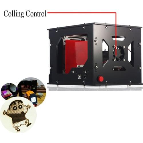 NEJE mini 1500mw USB laser engraver automatic carver DIY print engraving carving machine with protective panel