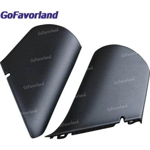 Pair Front Left Right Mirror Lower Cover Plastic Black 30716500 30716501 For Volvo S80 2007-2016 V70 2008-2016 XC70 2008-2016