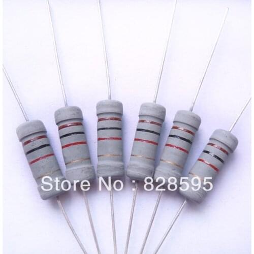 SHENG412DE78YU 2w 1k ohm 1000 ohm 100% Original New Fixed Resistor Metal Oxide Film Resistors Resistance +/- 5% (200pcs)