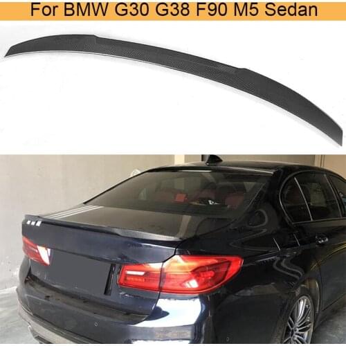 Carbon Fiber / FRP Rear Trunk Spoiler Wing for BMW 5 Series G30 G38 530i 540i F90 M5 Base Sedan 4-Door 2017 2018 Rear Spoiler