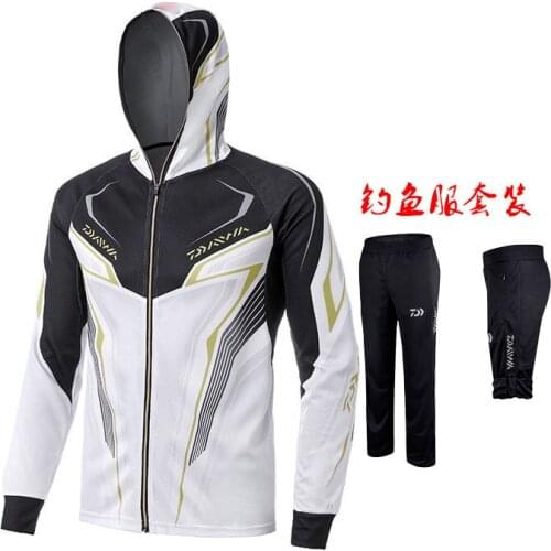 Shimanos Outdoor Sun-protective Fishing Clothing Anti-Mosquito Fast Drying Breathable Cycling Sports Jesrys with Hood Suit Male
