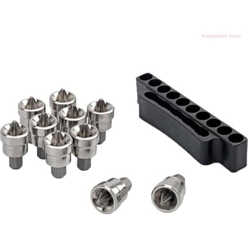 10 pcs Special Screw Positioning Bit for Gypsum Board Woodworking Gypsum Board Special Screw Magnetic Positioning Bit