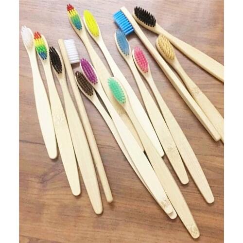 10pcs Organic Bamboo Wooden Bamboo Handle, BPA Free,Eco Friendly ,Bamboo Brush ,Vegan Products ,Plastic Free Toothbrushes